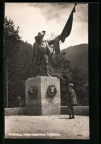 AK Kufstein, Blick auf das Andreas Hofer Denkmal