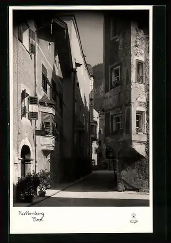 AK Rattenberg, Blick in eine kleine Gasse