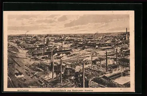 AK Bochum, Gussstahlfabrik des Bochumer Vereins