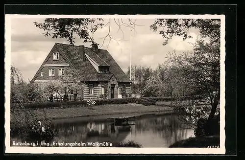 AK Ratzeburg i. Lbg., Erholungsheim Walkmühle
