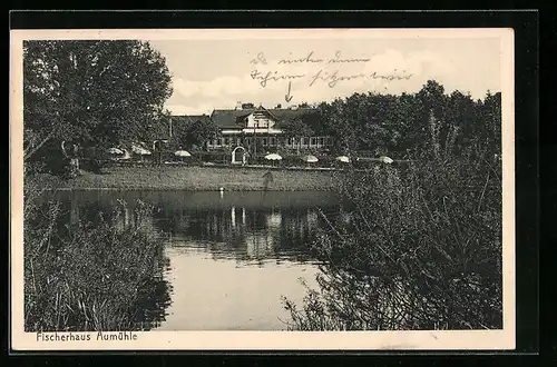 AK Aumühle /Bezirk Hamburg, Gasthaus Fischerhaus von Wilhelm Werner