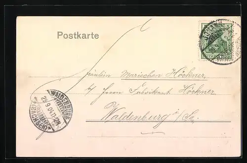 AK Johanngeorgenstadt, Totale des Ortes