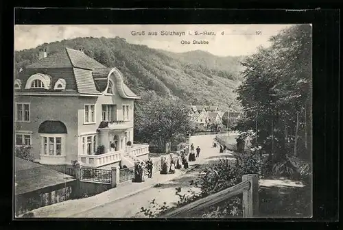 AK Sülzhayn i. S. /Harz, Hotel-Pension Otto Stubbe