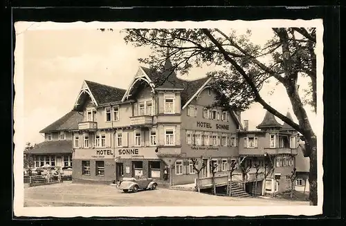 AK Dobel /Schwarzwald, Hotel Sonne von Familie Bassinger