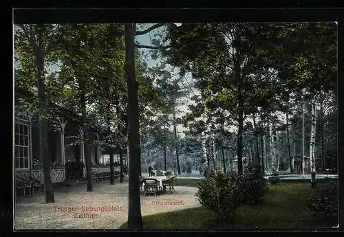 AK Zeithain, Offizierspark auf dem Truppen-Übungsplatz