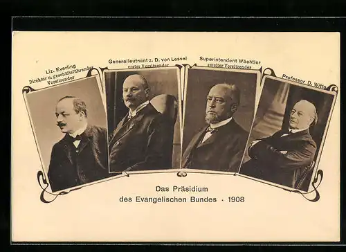 AK Präsidium des Evangelischen Bundes 1908