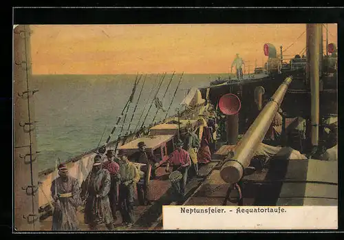 AK Neptunsfeier, Aequatortaufe