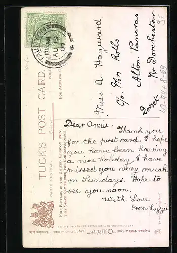 Künstler-AK London, Polizei, Controlling the Traffic