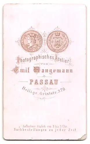 Fotografie Emil Wangemann, Passau, Heilige-Geiststr. 379, Kleines Kind im Kleid