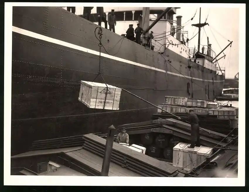 43 Fotografien Reemtsma Tabakfabrik Hamburg, Tabakverarbeitung, Werk, Zigarettenfabrik, Trockenstempel Franz Rompel, HH 37