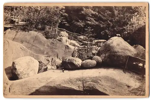 Fotografie Frith, Ansicht Luzern, Blick auf den Gletschergarten