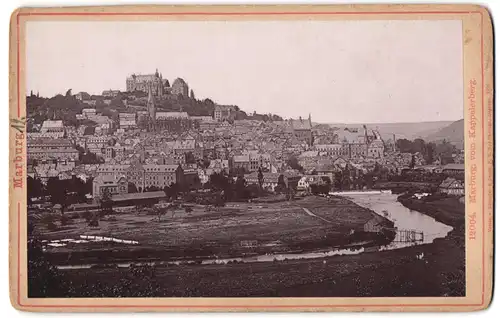 Fotografie Römmler & Jonas, Dresden, Ansicht Marburg / Lahn, Blick auf die Stadt vom Kappelerberg