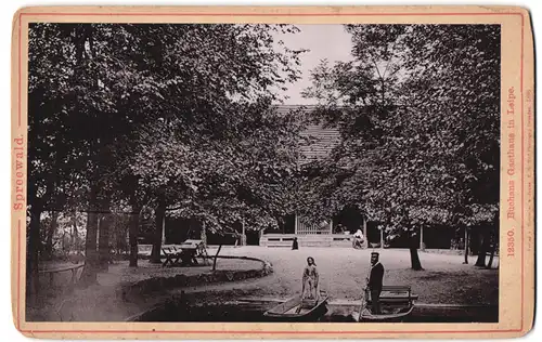 Fotografie Römmler & Jonas, Dresden, Ansicht Leipe, Partie an Buchans Gasthaus