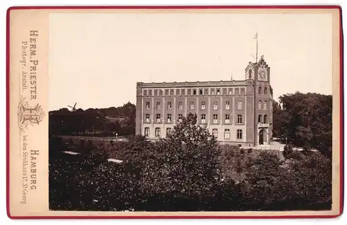 Fotografie Herm. Priester, Hamburg, Ansicht Hamburg, Blick auf das Seemannshaus