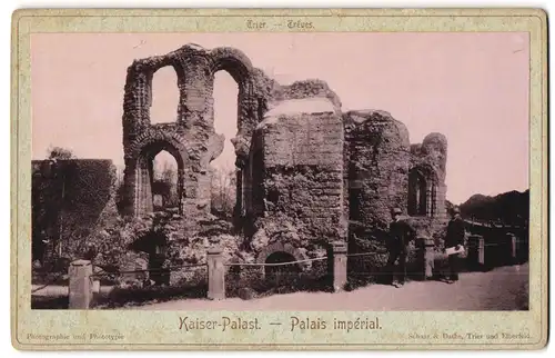 Fotografie Schaar & Dathe, Trier, Ansicht Trier, Ruine des Kaiser Palast