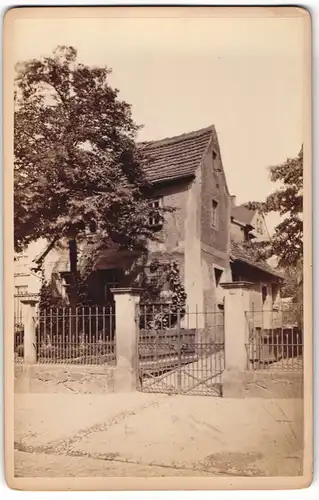 Fotografie Sophus Williams, Berlin, Ansicht Leipzig-Gohlis, Partie am Schillerhaus in Gohlis, 1894