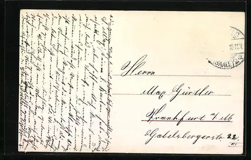 AK Saalfeld, Partie an der neuen Mädchenschule