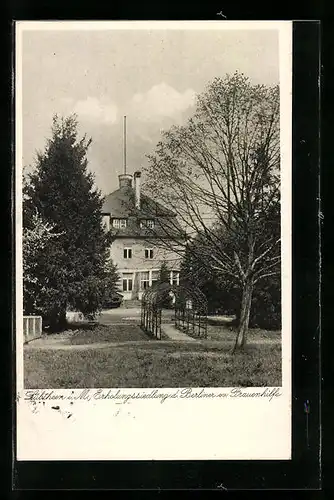 AK Lübtheen i. M., Erholungssiedlung d. Berliner ev. Frauenhilfe