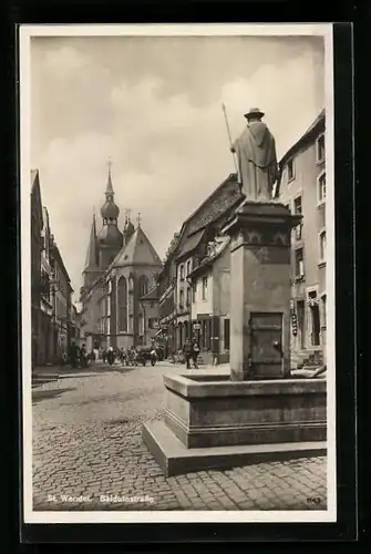 AK St. Wendel, Partie auf der Balduinstrasse