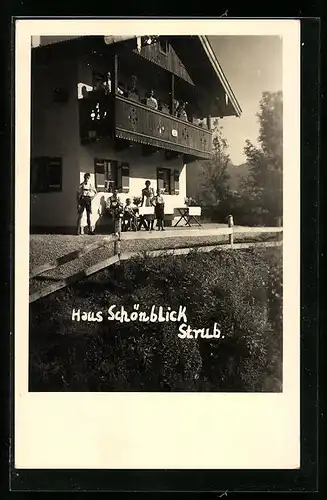 AK Strub, Blick auf das Haus Schönblick