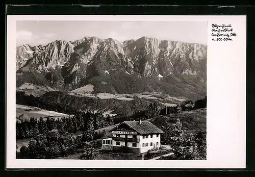 AK Sachrang / Obb., Alpengasthaus Alpenblick