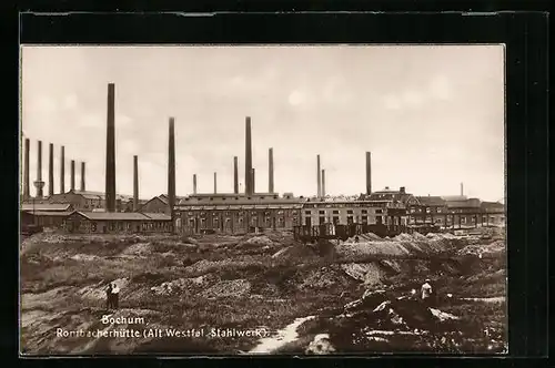 AK Bochum, Rombacherhütte, Alt Westfäl. Stahlwerk