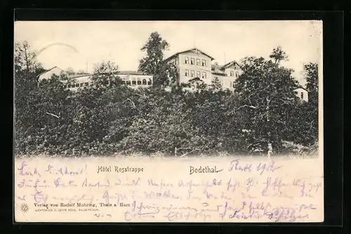 AK Bodethal, Hotel Rosstrappe