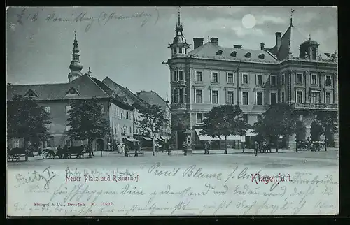 Mondschein-AK Klagenfurt, Neuer Platz und Reinerhof