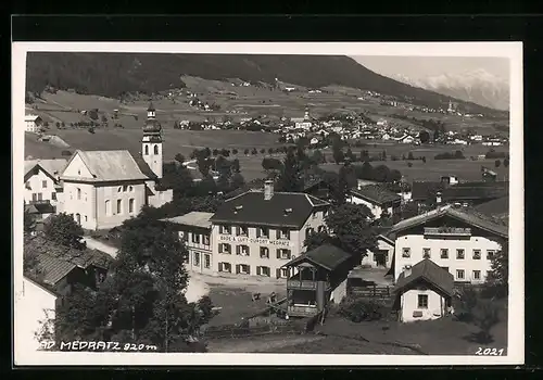 AK Bad Medratz, Ortsansicht mit Kirche