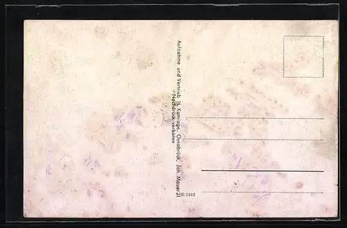 AK Schröttinghausen, Strassenpartie mit Fachwerkhäusern