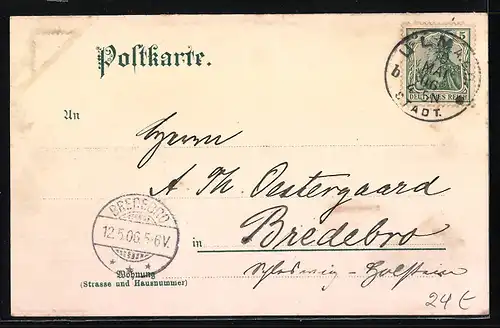 Lithographie Ulm, Justizgebäude, Saalbau, Zundelthor