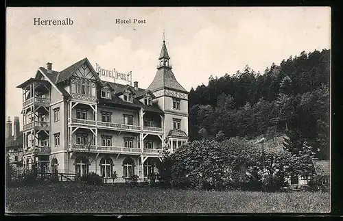 AK Herrenalb, Hotel Post