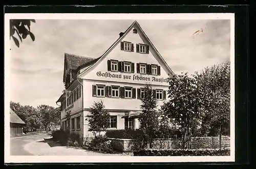 AK Lutzenberg, Gasthaus und Pension Schöne Aussicht