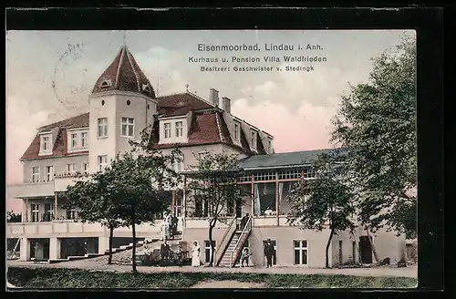 AK Lindau i. Anh., Kurhaus und Pension Villa Waldfrieden