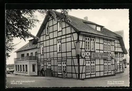 AK Iburg /T.-W., Alte Gaststätte Fischer-Eymann