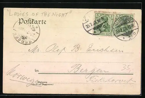 AK Hamburg-St. Pauli, Strasse Reeperbahn mit Passanten