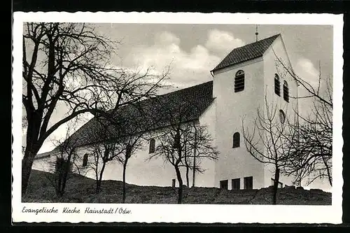 AK Hainstadt /Odw., Evangelische Kirche