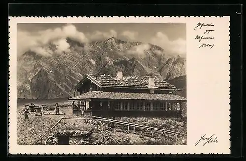 AK Königssee, Gotzenalm gegen Watzmann