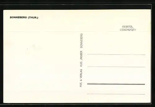 AK Sonneberg /Thür., Teilansicht