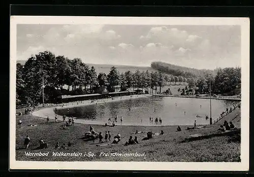 AK Wolkenstein i. Sa., Freischwimmbad