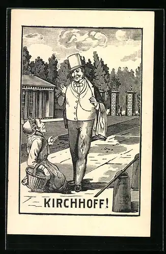 AK Hamburg, Kirchhoff!, Bürger und Bettlerin, Alt-Hamburg-Tag im Zoo 1923