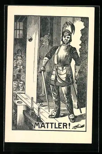 AK Hamburg, Mattler!, Ritter und Zuschauer, Alt-Hamburg-Tag im Zoo 1923