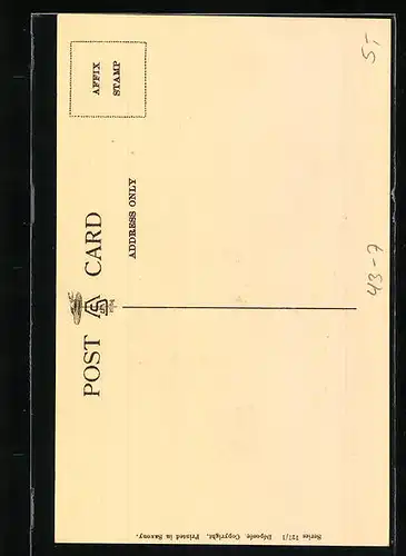 AK Paar in Abendkleidung in intimer Haltung beim Tanz