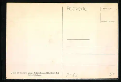 AK Ein netter Zug ist das Frühstück ans Bett zu bringen, Reklame für Juno