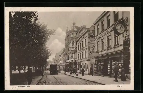 AK Siegburg, Partie am Markt