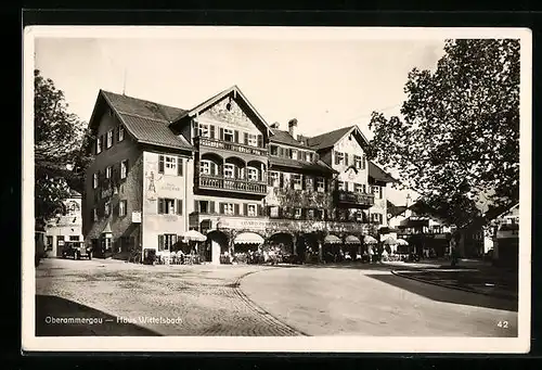 AK Oberammergau, Blick auf Haus Wittelsbach