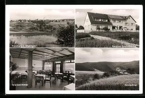 AK Presberg im Rheingau, Privat Pension Haus Grolochblick, Toni Bauer