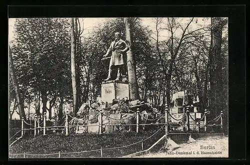 AK Berlin, Jahn-Denkmal i. d. Hasenheide