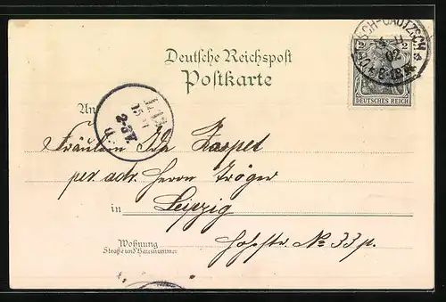 Lithographie Leipzig, Grimma`sches Thor