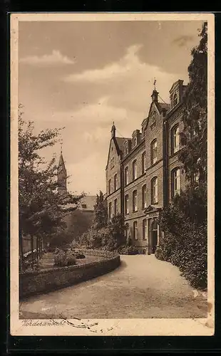 AK Siegburg, Städtisches Hospital, Vorderansicht